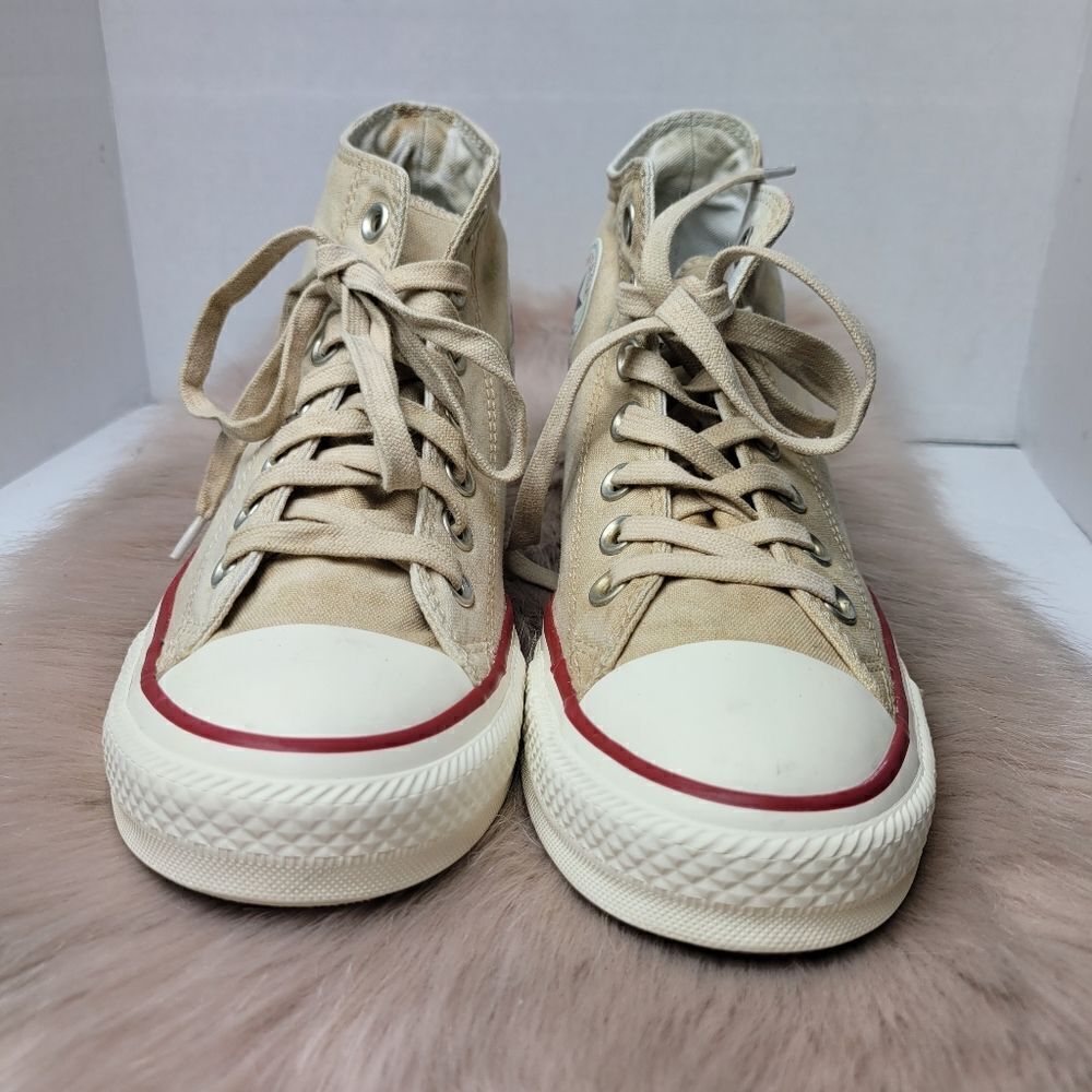 Converse Chuck Taylor All Star Lux Mid Hidden Wedge Sneaker Shoes Size8 - Picture 2 of 12